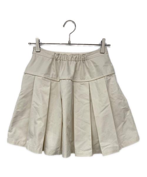 HER LIP TO（ハーリップトゥ）Her lip to (ハーリップトゥ) Pleated Mini Skirt/ミニスカート アイボリー サイズ:Ｍの古着・服飾アイテム