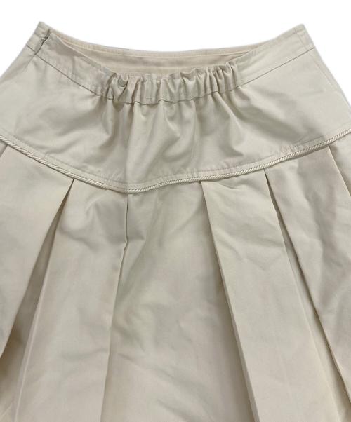 HER LIP TO（ハーリップトゥ）Her lip to (ハーリップトゥ) Pleated Mini Skirt/ミニスカート アイボリー サイズ:Ｍの古着・服飾アイテム