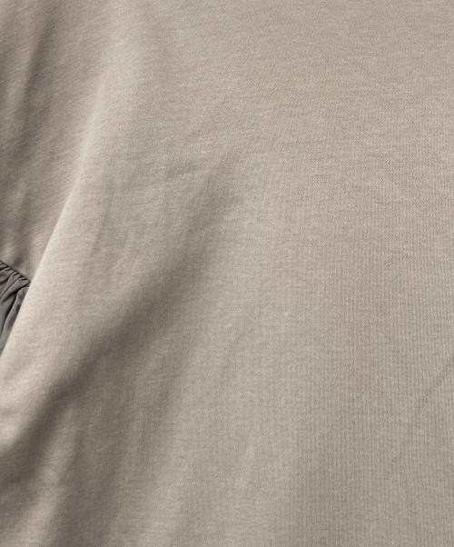 CELFORD（セルフォード）CELFORD (セルフォード) ラウンドヘムフリルカットソー ブラウン サイズ:36の古着・服飾アイテム