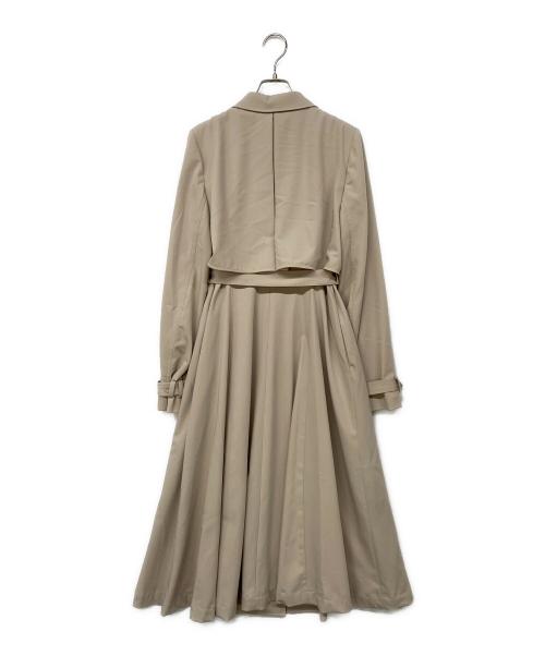 HER LIP TO（ハーリップトゥ）Her lip to (ハーリップトゥ) Classical Open Sleeve Trench Coat/トレンチコート ベージュ サイズ:Mの古着・服飾アイテム