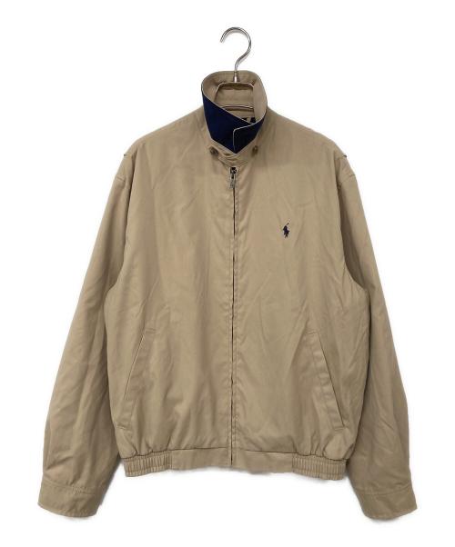 POLO RALPH LAUREN（ポロ・ラルフローレン）POLO RALPH LAUREN (ポロ・ラルフローレン) ポニー刺繍スイングトップ ベージュ サイズ:Sの古着・服飾アイテム