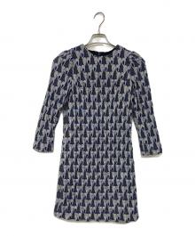 KEITA MARUYAMA（ケイタマルヤマ）の古着「ラメフクレジャガード ワンピース」｜ブルー