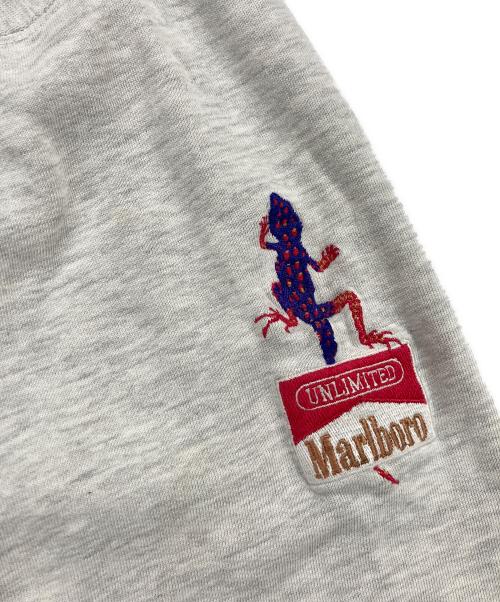 marlboro（マルボロ）Marlboro (マルボロ) リザード刺繍スウェット グレー サイズ:XXLの古着・服飾アイテム