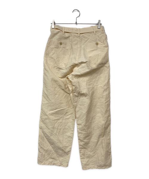 AURALEE（オーラリー）AURALEE (オーラリー) HIGH DENSITY FINX LINEN WEATHER PANTS ベージュ サイズ:1の古着・服飾アイテム