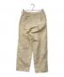 AURALEE (オーラリー) HIGH DENSITY FINX LINEN WEATHER PANTS ベージュ サイズ:1：12000円