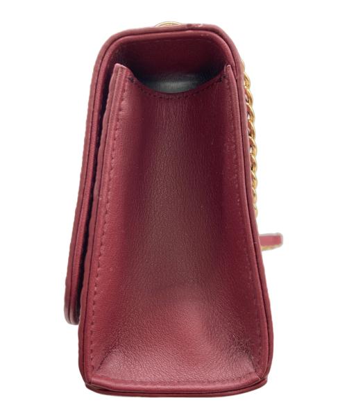 TORY BURCH（トリーバーチ）TORY BURCH (トリーバーチ) MARION EMBOSSED SHRUNKEN SHOULDER BAG/ショルダーバッグ ボルドーの古着・服飾アイテム