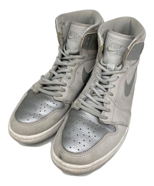 NIKE（ナイキ）NIKE (ナイキ) Air Jordan 1 High OG シルバー サイズ:28の古着・服飾アイテム