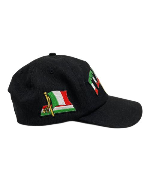 SUPREME（シュプリーム）SUPREME (シュプリーム) Italia 6-Panel/キャップ ブラックの古着・服飾アイテム