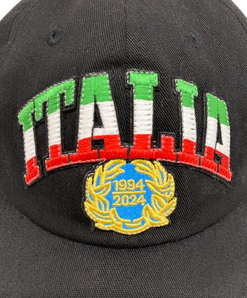 SUPREME（シュプリーム）SUPREME (シュプリーム) Italia 6-Panel/キャップ ブラックの古着・服飾アイテム
