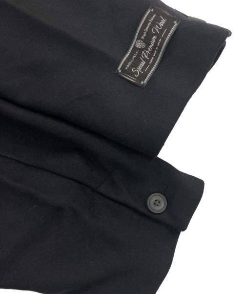 MAISON SPECIAL（メゾンスペシャル）MAISON SPECIAL (メゾンスペシャル) Super140s Prime-Over Melton Chesterfield Coat ブラック サイズ:02の古着・服飾アイテム