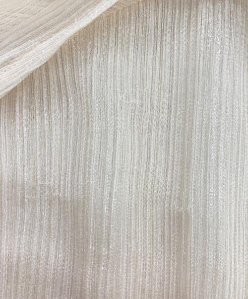 BALLSEY（ボールジィ）BALLSEY (ボールジィ) シャイニーテレコ フロントツイストプルオーバー ベージュ サイズ:Sの古着・服飾アイテム