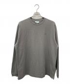 LACOSTEラコステ）の古着「鹿の子L/Sカットソー」｜グレー