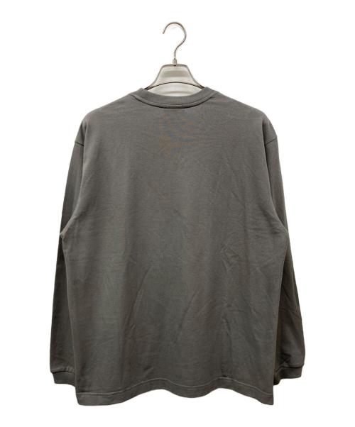 LACOSTE（ラコステ）LACOSTE (ラコステ) 鹿の子L/Sカットソー グレー サイズ:4 未使用品の古着・服飾アイテム