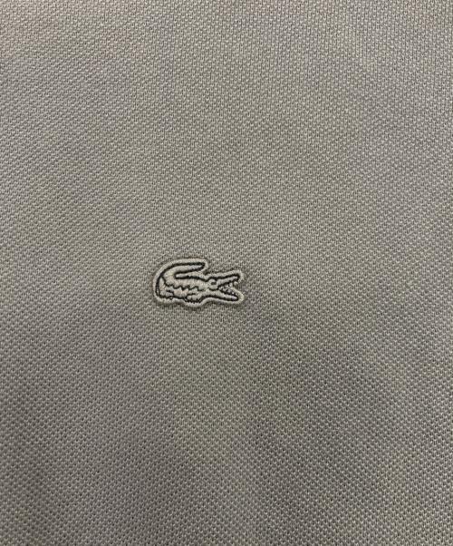 LACOSTE（ラコステ）LACOSTE (ラコステ) 鹿の子L/Sカットソー グレー サイズ:4 未使用品の古着・服飾アイテム