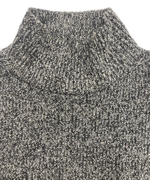 DEVOA（デヴォア）DEVOA (デヴォア) High neck knit cashmere Melange ブラック サイズ:3の古着・服飾アイテム