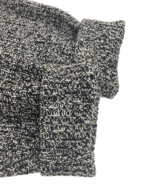 DEVOA（デヴォア）DEVOA (デヴォア) High neck knit cashmere Melange ブラック サイズ:3の古着・服飾アイテム