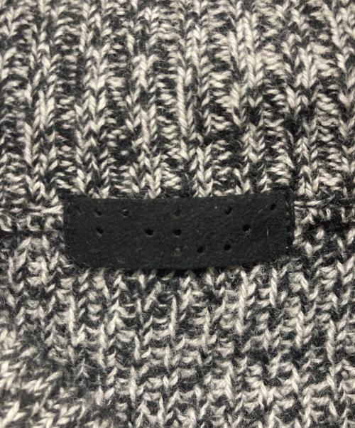 DEVOA（デヴォア）DEVOA (デヴォア) High neck knit cashmere Melange ブラック サイズ:3の古着・服飾アイテム