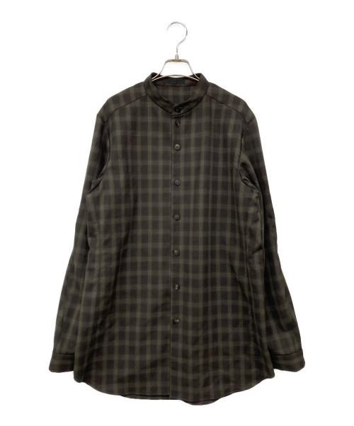 DEVOA（デヴォア）DEVOA (デヴォア) チェックシャツ ブラウン サイズ:3の古着・服飾アイテム