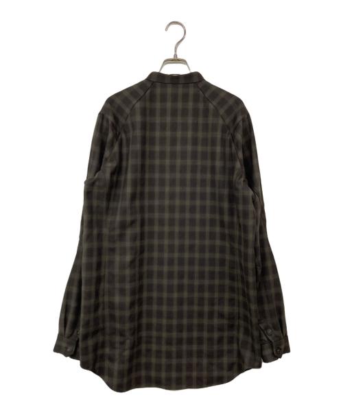 DEVOA（デヴォア）DEVOA (デヴォア) チェックシャツ ブラウン サイズ:3の古着・服飾アイテム