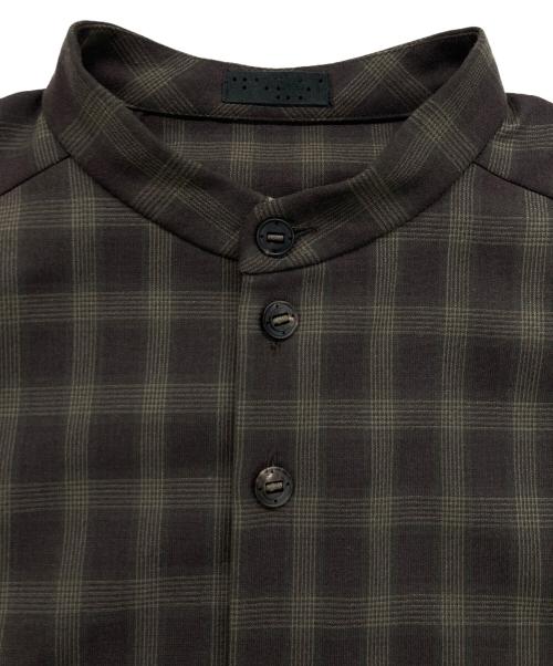 DEVOA（デヴォア）DEVOA (デヴォア) チェックシャツ ブラウン サイズ:3の古着・服飾アイテム