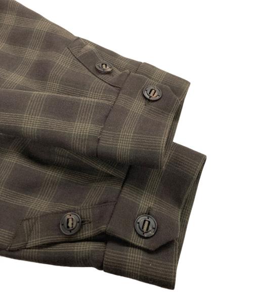 DEVOA（デヴォア）DEVOA (デヴォア) チェックシャツ ブラウン サイズ:3の古着・服飾アイテム