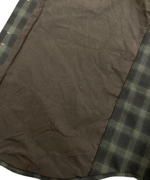 DEVOA（デヴォア）DEVOA (デヴォア) チェックシャツ ブラウン サイズ:3の古着・服飾アイテム
