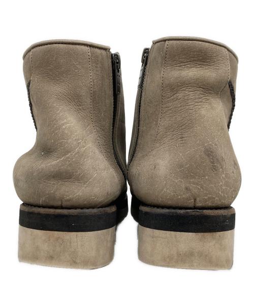 DEVOA（デヴォア）DEVOA (デヴォア) サイドジップブーツ ベージュ サイズ:42の古着・服飾アイテム