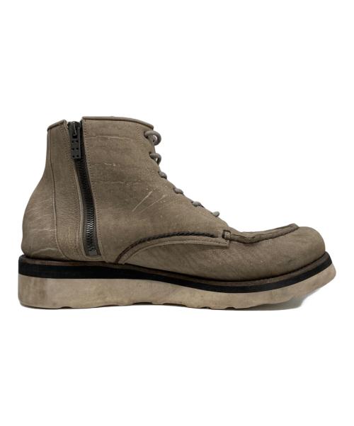 DEVOA（デヴォア）DEVOA (デヴォア) サイドジップブーツ ベージュ サイズ:42の古着・服飾アイテム