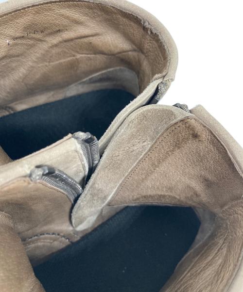 DEVOA（デヴォア）DEVOA (デヴォア) サイドジップブーツ ベージュ サイズ:42の古着・服飾アイテム