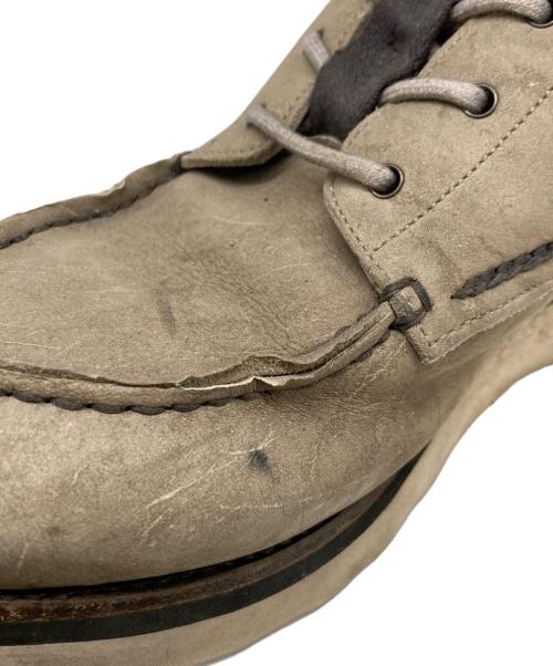 DEVOA（デヴォア）DEVOA (デヴォア) サイドジップブーツ ベージュ サイズ:42の古着・服飾アイテム