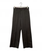 H BEAUTY&YOUTHエイチ ビューティー&ユース）の古着「センタークリースパンツ」｜グレー