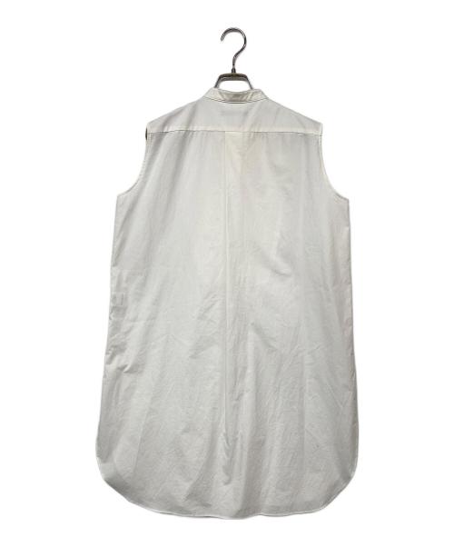 KEINA RITA（ケイナ リタ）keina rita (ケイナ リタ) Band Collar Shirt/バンドカラーシャツ ホワイト サイズ:38の古着・服飾アイテム