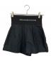 ALEXANDER WANG（アレキサンダーワン）の古着「ウエストロゴショートパンツ」｜ブラック