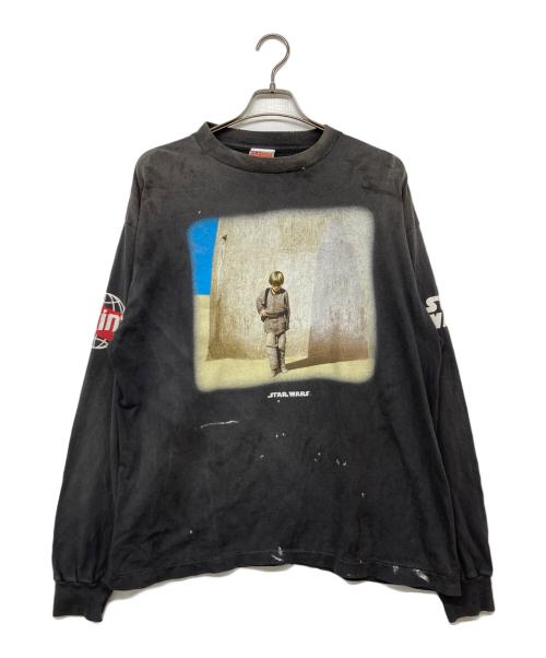 SAINT MICHAEL（セントマイケル）SAINT MICHAEL (セントマイケル) STAR WARS (スターウォーズ) 25SS SW LS TEE / DARTHVADER ブラック サイズ:Lの古着・服飾アイテム