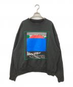 C.Eシーイー）の古着「OVERDYE MD xoxoA CREW NECK」｜ブラック