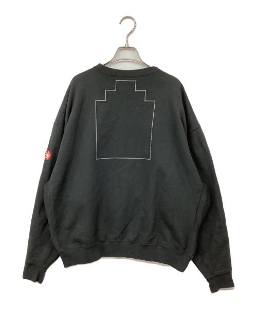C.E（シーイー）C.E (シーイー キャブエンプト) OVERDYE MD xoxoA CREW NECK ブラック サイズ:XLの古着・服飾アイテム