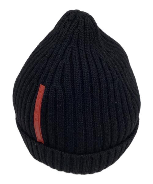 PRADA SPORTS（プラダスポーツ）PRADA SPORTS (プラダスポーツ) ニットキャップ ブラックの古着・服飾アイテム