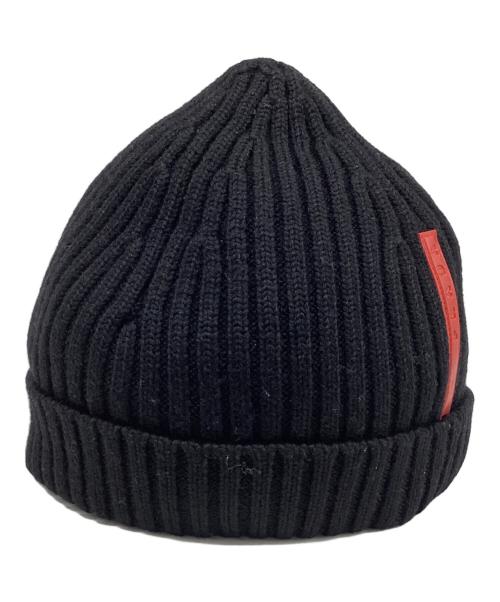 PRADA SPORTS（プラダスポーツ）PRADA SPORTS (プラダスポーツ) ニットキャップ ブラックの古着・服飾アイテム