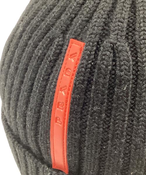 PRADA SPORTS（プラダスポーツ）PRADA SPORTS (プラダスポーツ) ニットキャップ ブラックの古着・服飾アイテム