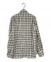 MARGARET HOWELL (マーガレットハウエル) リネンチェックシャツ ホワイト サイズ:M：5000円