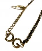 DOLCE & GABBANAドルチェ＆ガッバーナ）の古着「チェーンベルト」｜ゴールド×ブラック