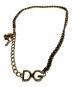 DOLCE & GABBANA (ドルチェ＆ガッバーナ) チェーンベルト ゴールド×ブラック：12000円