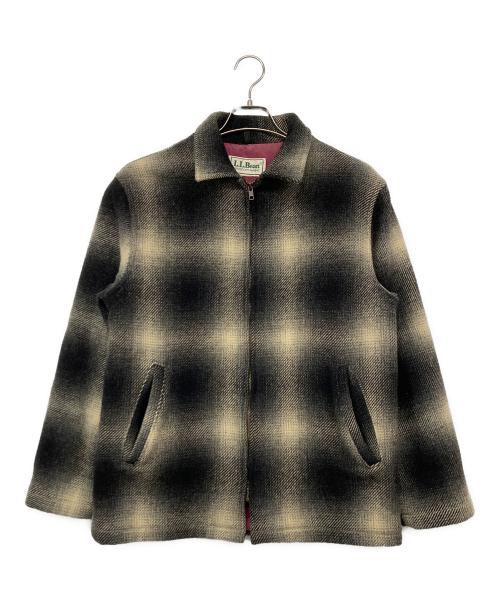 L.L.Bean（エルエルビーン）L.L.Bean (エルエルビーン) オンブレチェックウールジャケット グレー サイズ:不明の古着・服飾アイテム
