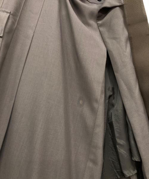 sacai（サカイ）sacai (サカイ) Thomas Mason Cotton Poplin x Suiting Dress グレー×ブルー サイズ:4の古着・服飾アイテム