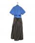 sacai (サカイ) Thomas Mason Cotton Poplin x Suiting Dress グレー×ブルー サイズ:4：33000円