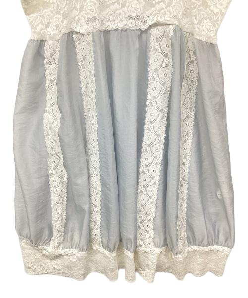 MIYAO（ミヤオ）MIYAO (ミヤオ) レースキャミソールブラウス ブルー サイズ:oneの古着・服飾アイテム