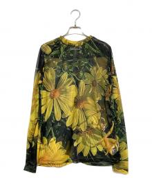 TTT MSW（ティー）の古着「see-through cut & sew Marguerite」｜グリーン×イエロー