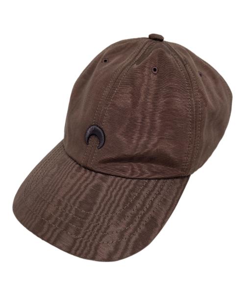 MARINE SERRE（マリーンセル）MARINE SERRE (マリーンセル) ロゴキャップ ブラウンの古着・服飾アイテム