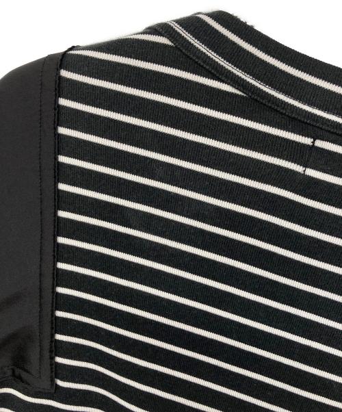 elephant TRIBAL fabrics（エレファントトライバルファブリックス）elephant TRIBAL fabrics (エレファントトライバルファブリックス) 切替ボーダーカットソー ホワイト×ブラック サイズ:Ｆの古着・服飾アイテム