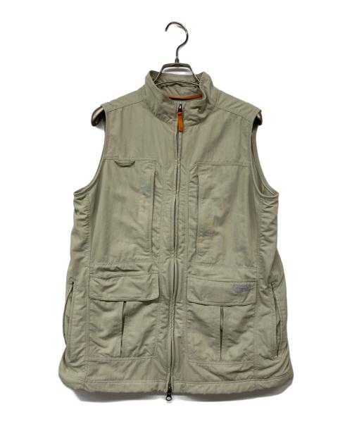 Columbia（コロンビア）Columbia (コロンビア) ナイロンダブルジップベスト ベージュ サイズ:Mの古着・服飾アイテム